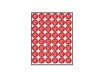 Apli Agipa - 192 Pastilles adhésives - étiquettes remise -50% - rose pastel