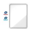 Nobo - Vitrine d'affichage - 9 feuilles A4 - surface magnetique - porte battante - 70,8 x 96,9 x 4,3 cm