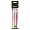 Wonday - Pack de 3 pinceaux plats - N° 6, 10, 14