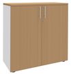 Burocean PRO - Keukenkast - 2 planken - 2 deuren - beuken, parelwit