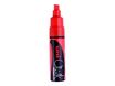 UNI CHALK - Marqueur craie - pointe biseau large - rouge