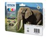 Epson 24 Eléphant - Pack de 6 - noir, cyan, cyan clair, magenta, magenta clair, jaune - cartouche d'encre originale