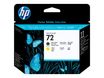 HP 72 - jaune, noir mat - tête d'impression originale (C9384A)