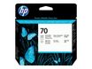 HP 70 - Pack de 2 - gris clair, noir photo - cartouche d'encre originale (C9407A)