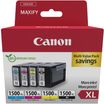 Canon PGI-1500XL - Pack de 4 - noir, cyan, magenta, jaune - cartouche d'encre originale