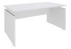 Bureau INEO JET UP Bureau Vallée - Réglable en hauteur - L140 x H74/78/82 x P80 cm - Pieds blanc - plateau blanc - Entretoise Blanc