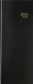 Agenda long Lima Saturnus - 1 jour par page - 12,8 x 33 cm - noir - Brepols