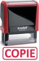 Trodat Xprint - Tampon formule "Copie" - rouge