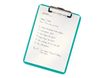 Leitz - Porte-bloc A4 - pour 80 feuilles - bleu menthe