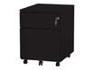 Caisson mobile - 2 tiroirs - noir - 56,7 x 54,1 x 41,8 cm