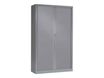 Armoire haute monobloc à rideaux GENERIC - 198 x 120 x 43 cm - corps et rideaux aluminium
