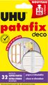 UHU Patafix deco - 32 pastilles adhésives - blanc - non permanent