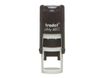 Trodat Printy 4612 - Tampon rond personnalisable avec logo ou initiales sur 1 ou 2 lignes - zone d'impression diamètre 12 mm