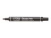 Pentel PEN N50 - Pack de 36 marqueurs permanents - pointe ogive - noir