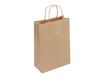 50 Sacs cadeau kraft - poignées torsadées - 32 cm x 12 cm x 44 cm - brun