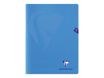 Clairefontaine Mimesys - Cahier polypro 24 x 32 cm - 96 pages - petits carreaux (5x5 mm) - bleu