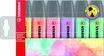 STABILO BOSS ORIGINAL Pastel - Pack de 6 surligneurs - couleurs assorties