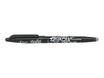 Pilot Frixion Ball - Pack de 12 rollers effaçables - 0,7 mm - noir