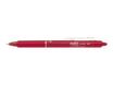 Pilot Frixion Ball Clicker - Pack de 12 rollers effaçables - 0,7 mm - rouge