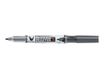 Pilot V BOARD MASTER S - Pack de 10 marqueurs effaçables - pointe ultra fine - noir