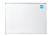 DAHLE - Tableau blanc émaillé 90 x 120 cm - magnétique - cadre alu renforcé