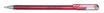 Pentel - Roller encre metallique pailletée - 1 mm - rose