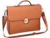 Oberthur Lady Bradford - Cartable rigide 2 compartiments - camel - 29 x 11,5 x 36 cm