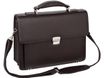 Oberthur Bradford - Cartable rigide 2 compartiments - marron - 29 x 38 x 13 cm