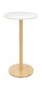 Mange debout WOODY - diamètre 60 cm - H110 cm - plateau blanc