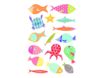 Maildor - 6 feuilles gommettes poissons
