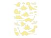 Maildor - 2 feuilles gommettes phosphorescentes dinosaures