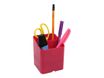 Exacompta Pen-Cube - Pot à crayons framboise