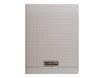 Calligraphe 8000 - Cahier polypro 24 x 32 cm - 48 pages - grands carreaux (Seyes) - gris