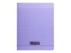 Calligraphe 8000 - Cahier polypro 24 x 32 cm - 48 pages - grands carreaux (Seyes) - violet