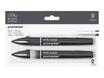 ProMarker - 2 Marqueurs double pointe - noir et blender