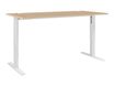 Bureau électrique réglable YES ! - 140 cm - Chêne