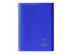 Clairefontaine Koverbook - Cahier polypro A4 (21x29,7 cm) - 96 pages - grands carreaux (Seyes) - bleu marine