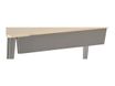 Voile de fond pour bureau EVIDENCE - largeur 120 cm - anthracite