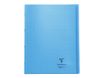 Clairefontaine Koverbook - Cahier polypro 24 x 32 cm - 96 pages - petits carreaux (5x5 mm) - bleu