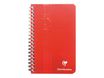 Clairefontaine - Carnet à spirale 11 x 17 cm - 100 pages - petits carreaux (5x5 mm) - disponible dans différentes couleurs