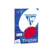 Clairefontaine TROPHEE - Intens rood - A4 (210 x 297 mm) - 160 g/m² - 50 vel(len) gewoon papier