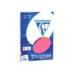Clairefontaine TROPHEE - Intens roze - A4 (210 x 297 mm) - 160 g/m² - 50 vel(len) gewoon papier