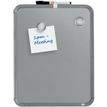 0400000080062-Nobo - Tableau couleur argenté Slimline en acier laqué - 360 x 280 mm-P_8006_8-7