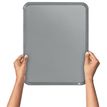 0400000080062-Nobo - Tableau couleur argenté Slimline en acier laqué - 360 x 280 mm-P_8006_9-8