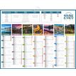 CBG Planète - Bankkalender - wandmontage - 2020 - 7 maanden per pagina - 430 x 550 mm - met datum