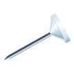 Exacompta - Punaises - 5 mm kop diameter, 8 mm naald - wit - pak van 100 - met automaat