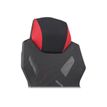 3701338800702-Fauteuil gamer POPER-M - accoudoirs réglables - noir et rouge-Gros plan-10