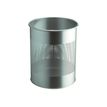 DURABLE - Afvalbak - rond - 15 l - staal - zilver