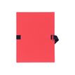 Exacompta - Map met 1 klep - A4 - voor 1000 vellen - rood