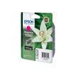 Epson T0593 - 13 ml - magenta - origineel - blister - inktcartridge - voor Stylus Photo R2400